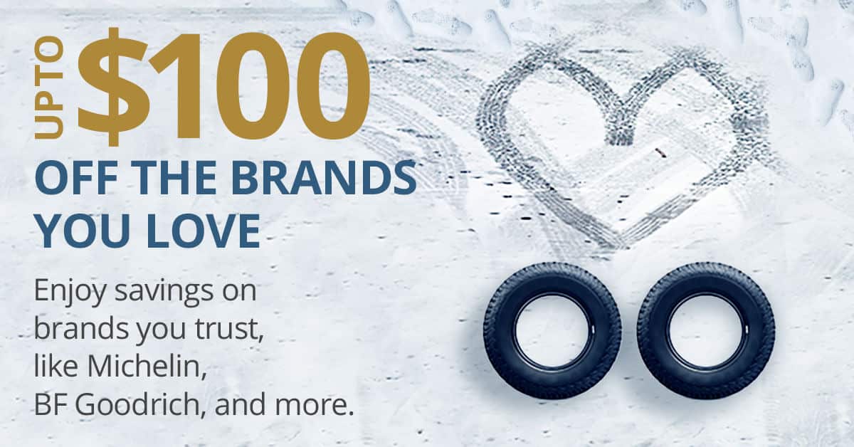 Winter Deal - Get up to $100 off the brands you love
