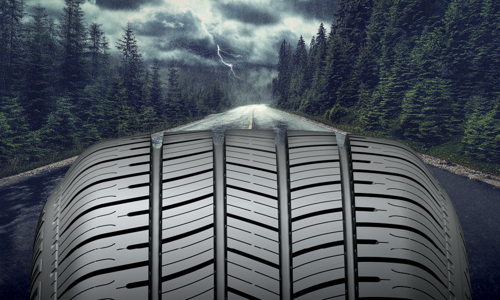 Tires on the Road in Harsh Conditions